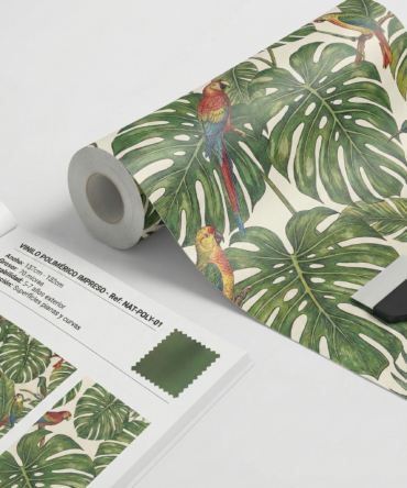 VINILO POLIMÉRICO IMPRESO