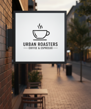 BANDEROLA LUMINOSA CUADRADA